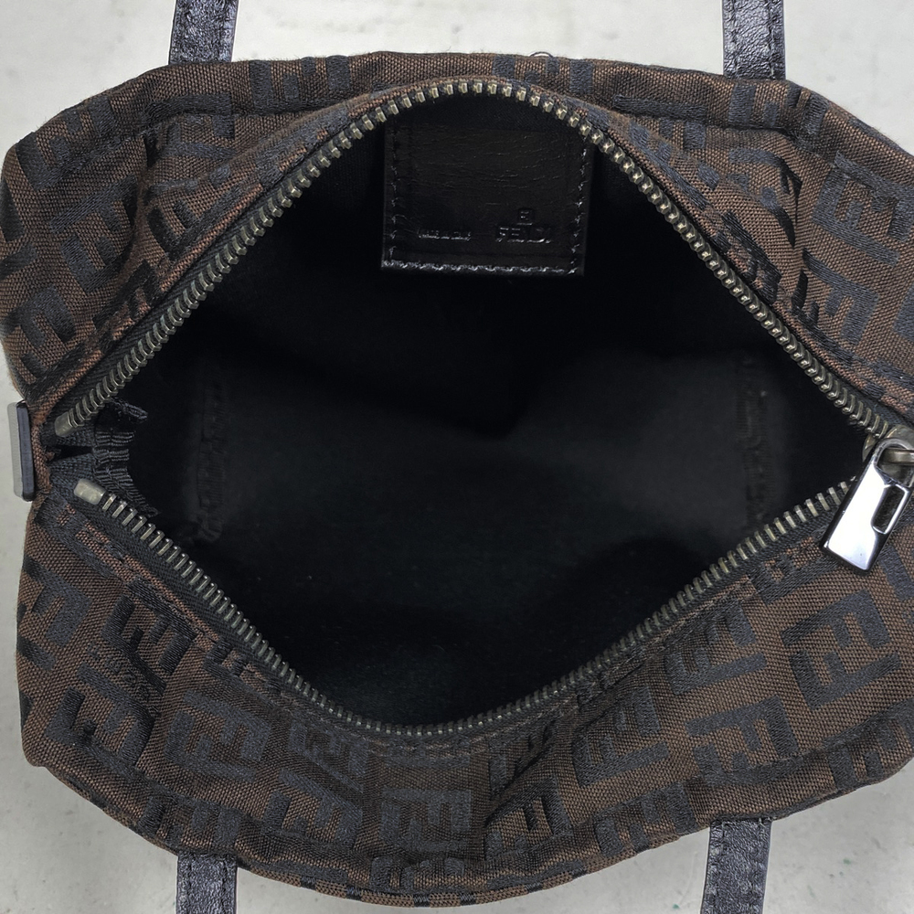 Fendi Zucchino Pattern Handbag All Over Pattern C… - image 6